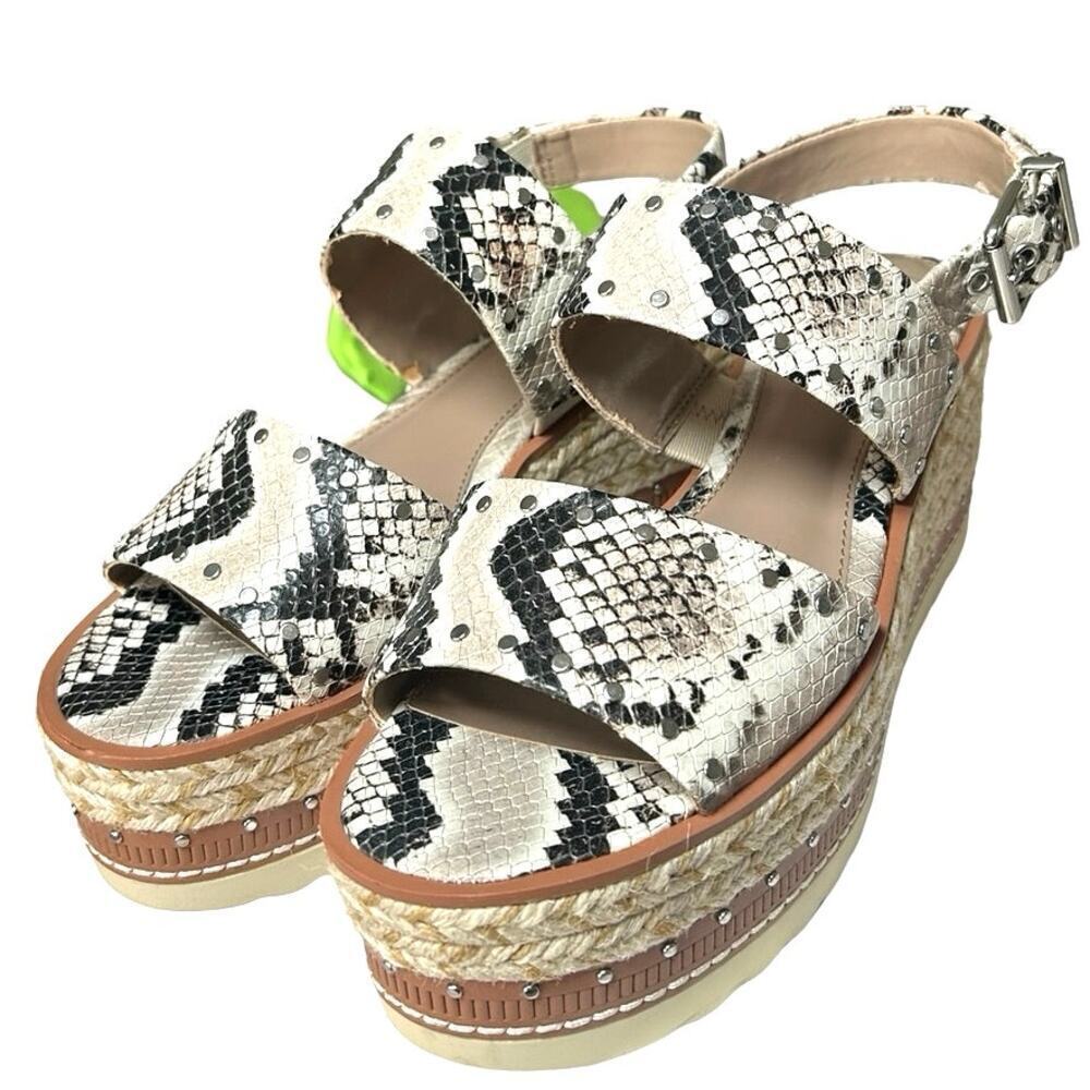 Vince Camuto Women’s Marsa Platform Espadrille Wedge Sandals Size 7.5